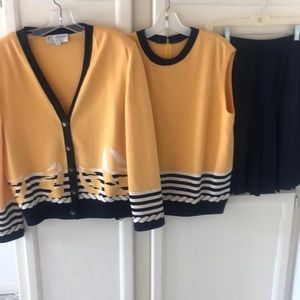 St John Knit 3 piece suit